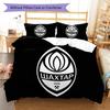 FC Shakhtar Donetsk TappetoMotivo Biancheria da Letto Trapunta Set Copripiumino Federa Decorazione Casa Regalo di Compleanno (1 * copripiumino + 2 * federa, senza nucleo)