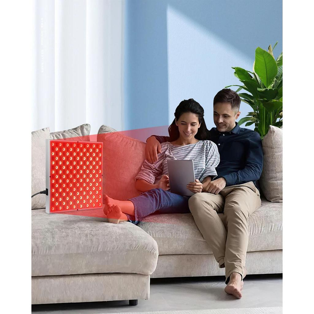 LED Red Light Therapy Panel Lamp for Facial Anti Aging Skin Care Beauty 225 LED Light Body Pain Relief Physical Therapy Tools