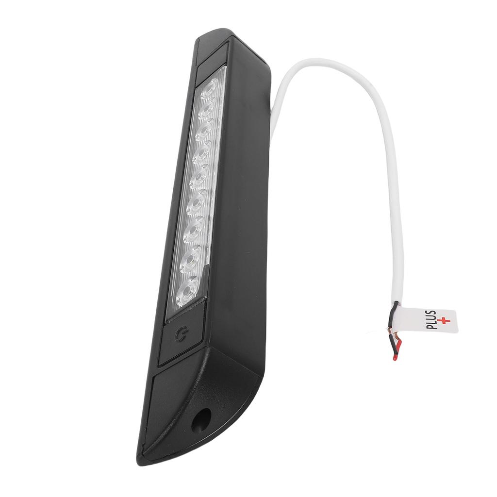 10 Inch RV LED Awning Porch Light 6000K Cool 12V 24V Down Angle Beam Utility Light Fixture for Truck Trailer Camping Car