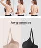 European & American Sexy Seamless Backless Bra Set: Small Chest, Supportive, Anti-Sagging, Beautiful Back Design