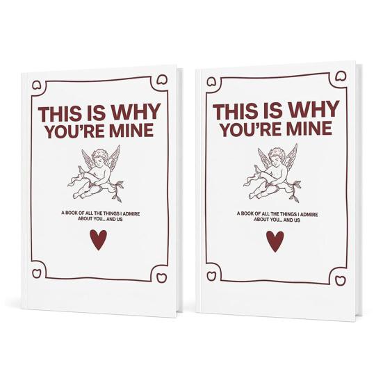 1/2 Bucăți Manualul Amintirilor Emoționale Acesta Este Motivul Pentru Care Ești Al Meu Jurnal Conexiune Emoțională Profundă Scriere Ghidată Carte Cadou Romantică