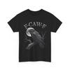 Black Crow Moon Gothic F-Caw-F Raven Graphic T-shirt Unisex