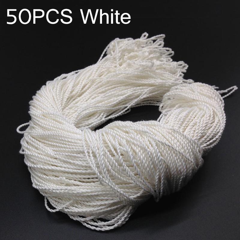 50PCS/Pack Muti-Color YoYo String Polyester Cotton Rope 105cm Length YoYo Replacement Accessories Professional Practice Prop ZYF