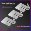 Stainless Steel Heavy Duty No-Drill Wall Hooks for Kitchen & Bathroom