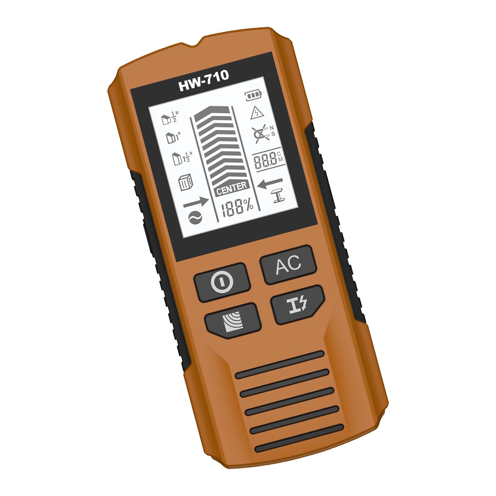 

Обновления Сканер для поиска стоек Настенный сканер Портативный детектор стоек Звуковая сигнализация Автоматическая калибровка Портативный ЖК-экран для домовладельцев жёлтый