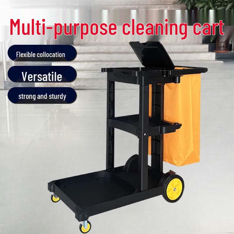 Yingbai Industrial Multi-functional Cleaning Trolley