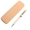 Engraved Maple & Beech Wood Pen Set: Creative Ballpoint and Fountain Pen with Gift Box