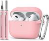 Best-Selling AirPods Pro 3 Silicone Protective Case, 2025 Model with Strap - Solid Color