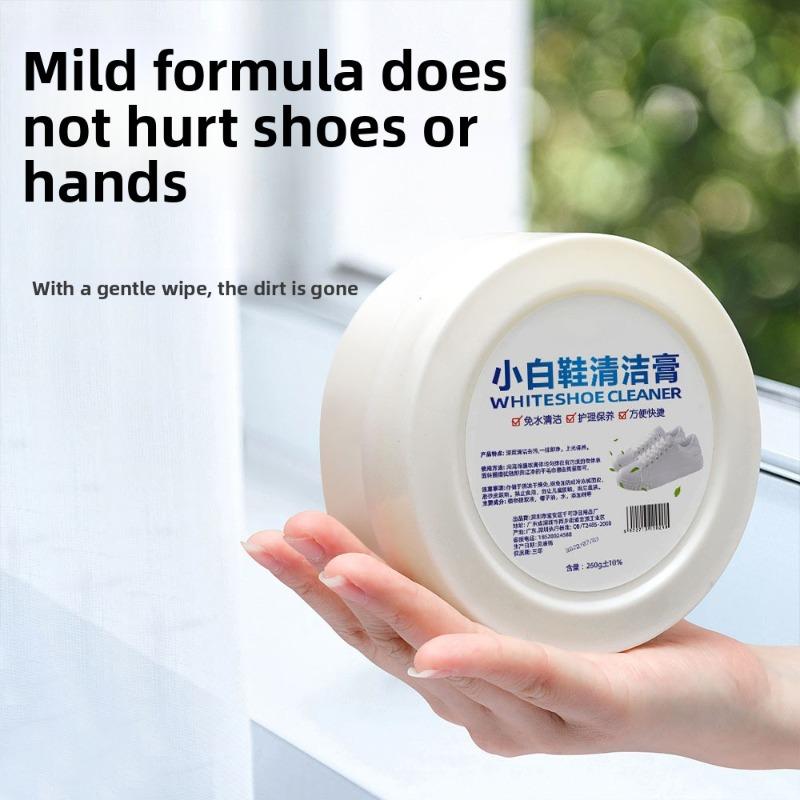 Limpador de Sapatos Branco, Limpador de Sapatos Sem Lavagem, Creme de Limpeza, Amarelamento, Clareador e Creme para Remoção de Manchas