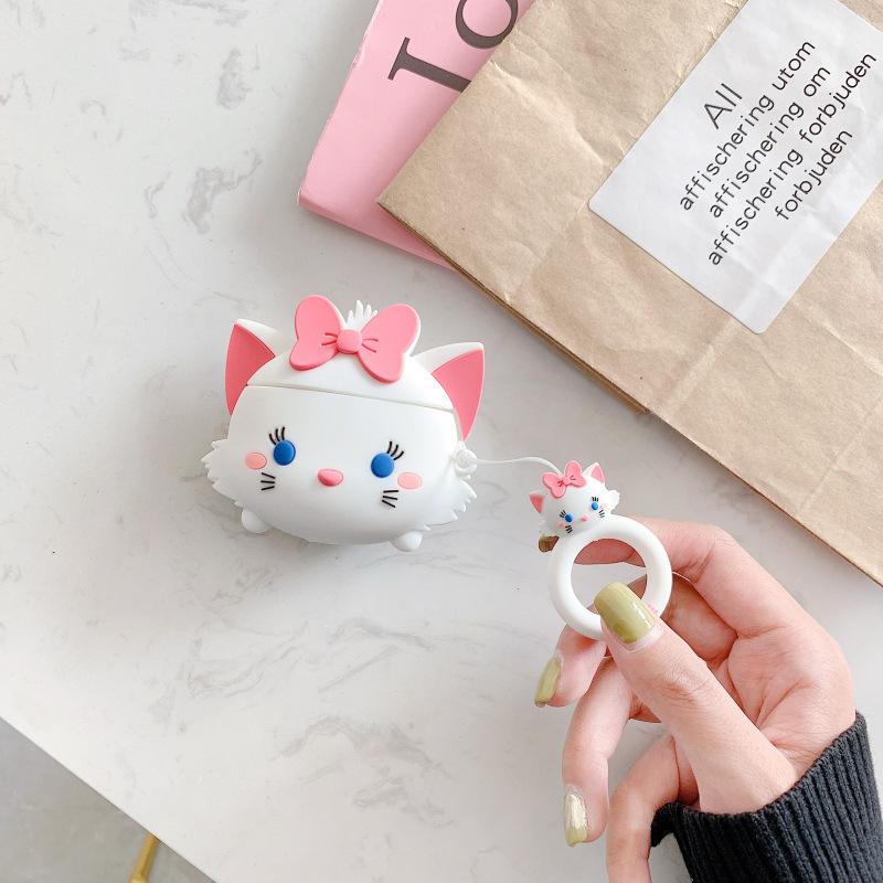 Protective Cover Case For Airpods1/2 Earphones Pigs Cats Pattern Earphones Case
