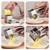 4Pcs/set Hand Crank Rotary Cheese Planer Stainless Steel Kitchen Tool Manual Cheese Planer Cover