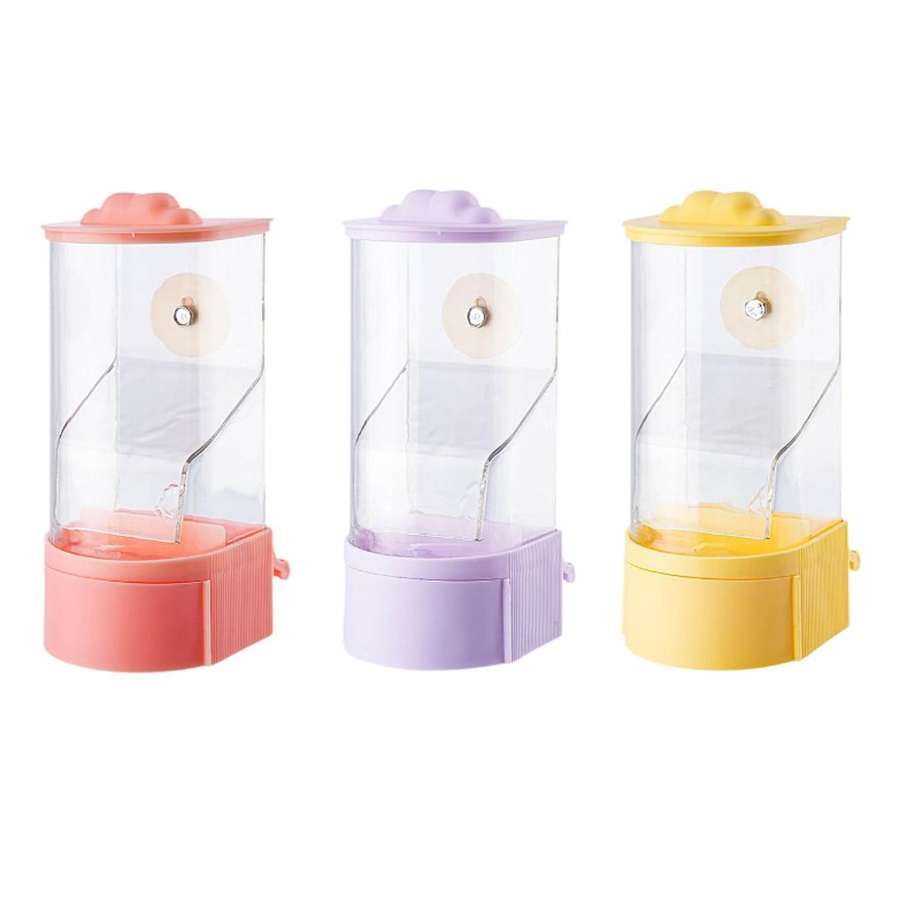 No Mess Bird Feeder Parrot Feeder Sturdy Anti Splashing Cage Accessories Food Container for Parakeet Finch Cockatiel Budgies