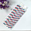 New Creative Disposable Paper Biodegradable Paper Straws Cocktail Juice Drink Christmas Decoration 25 Sticks