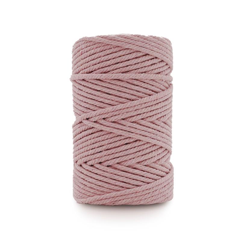 DIY 50 Yards Cotton Rope 3mm Colored Cotton Rope Handmade Cotton Thread Rope Woven Tapestry Rope Binding Rope, Gift Packaging Rope