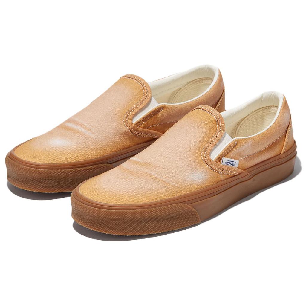 Vans Slip-On Comfortable Versatile Low-Top Skate Shoes Unisex Sneakers Dark-Yellow VN0A2Z41BLS1
