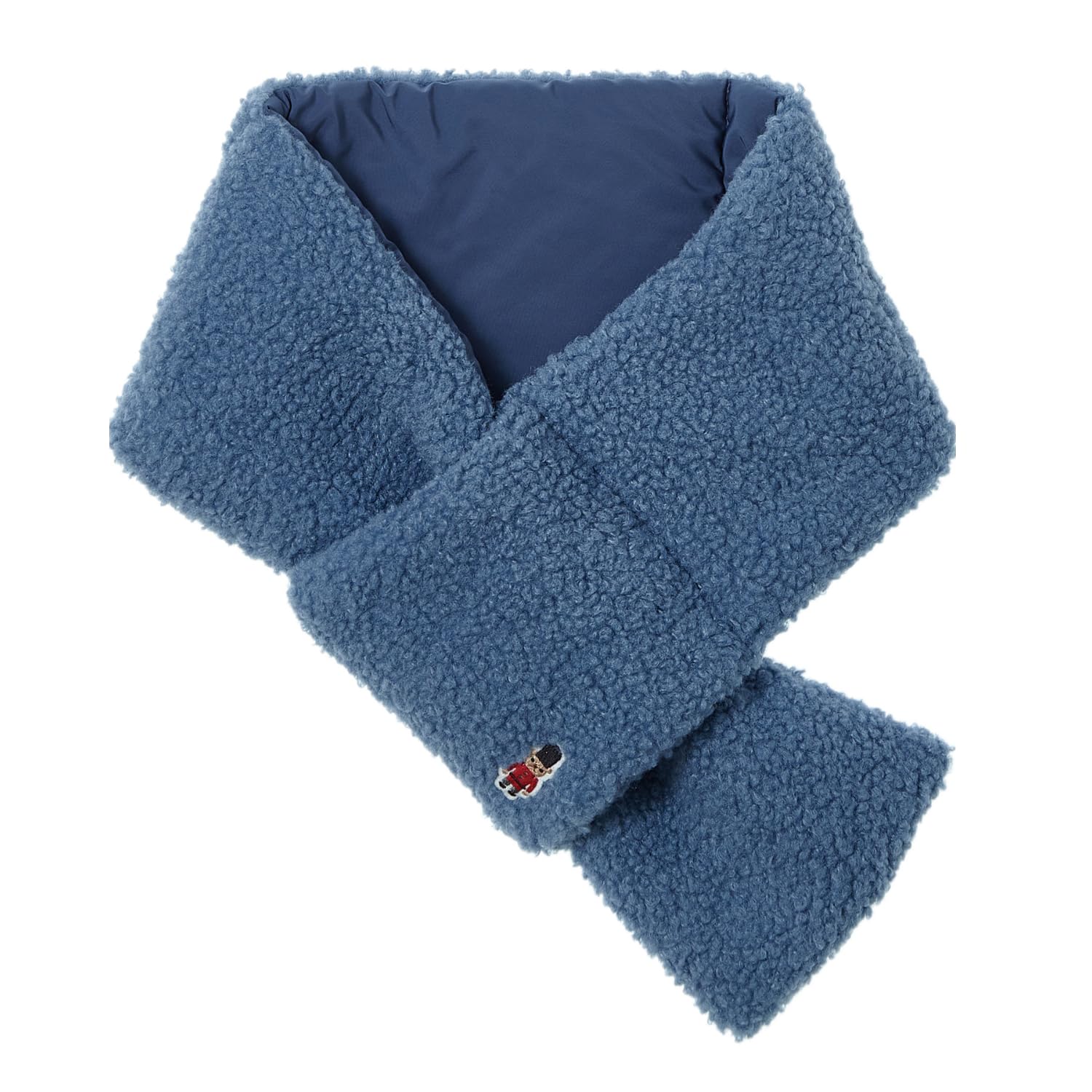 

Mackintosh Philosophy Moonbat Boa Buckingham Blue Muffler, Bear, 48085, синий