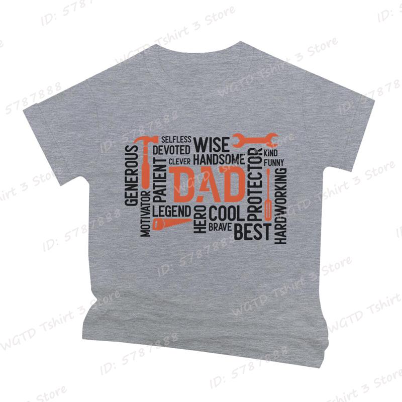 Dad The Man The Myth Daddy The Legend Tshirts Mens Summer Casual Short Sleeved Tees Tops Fathers Day Tshirt Funny Dad Shirt