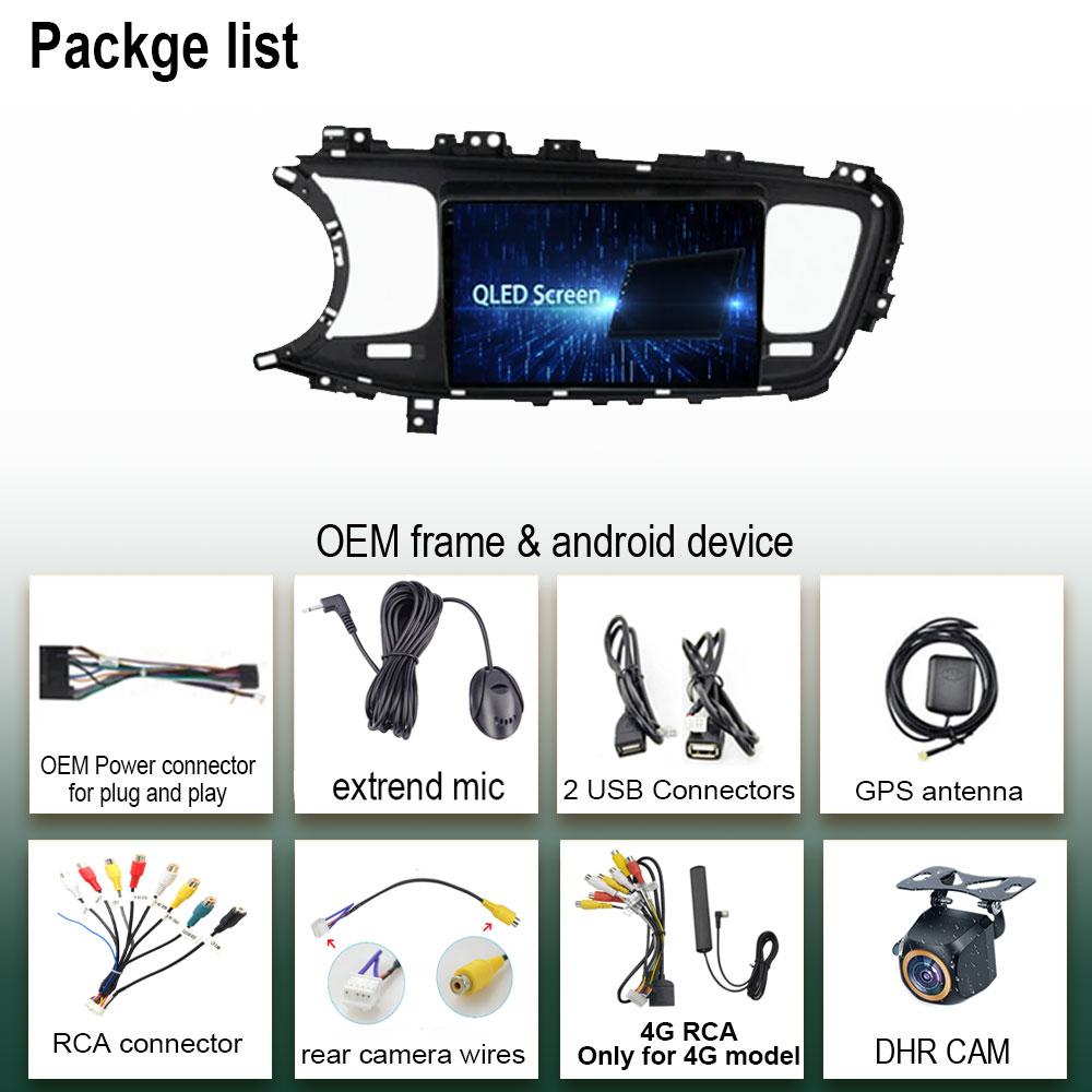 Android 14 Für KIA Optima K5 2013-2015 5G Wifi BT Auto Stereo Drahtlose Carplay Autoradio Touchscreen Radio DSP Keine 2Din DVD