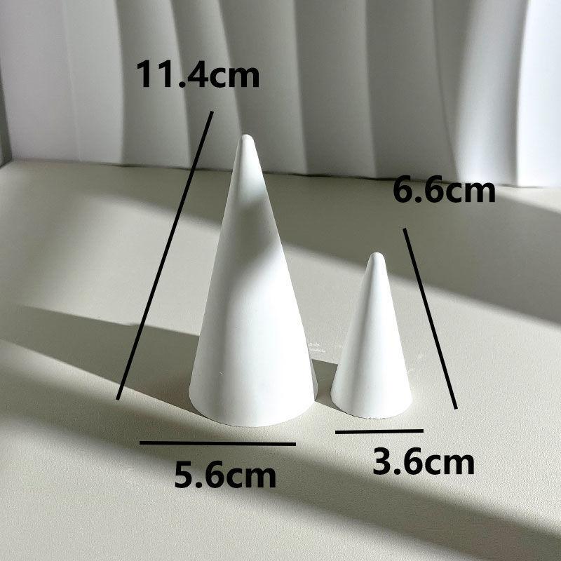 

Gypsum Jewelry Storage Tray Rings Earrings Organizer Rack Jewelers Necklace Display Pallet Jewellery Trinket Showcase Pallet