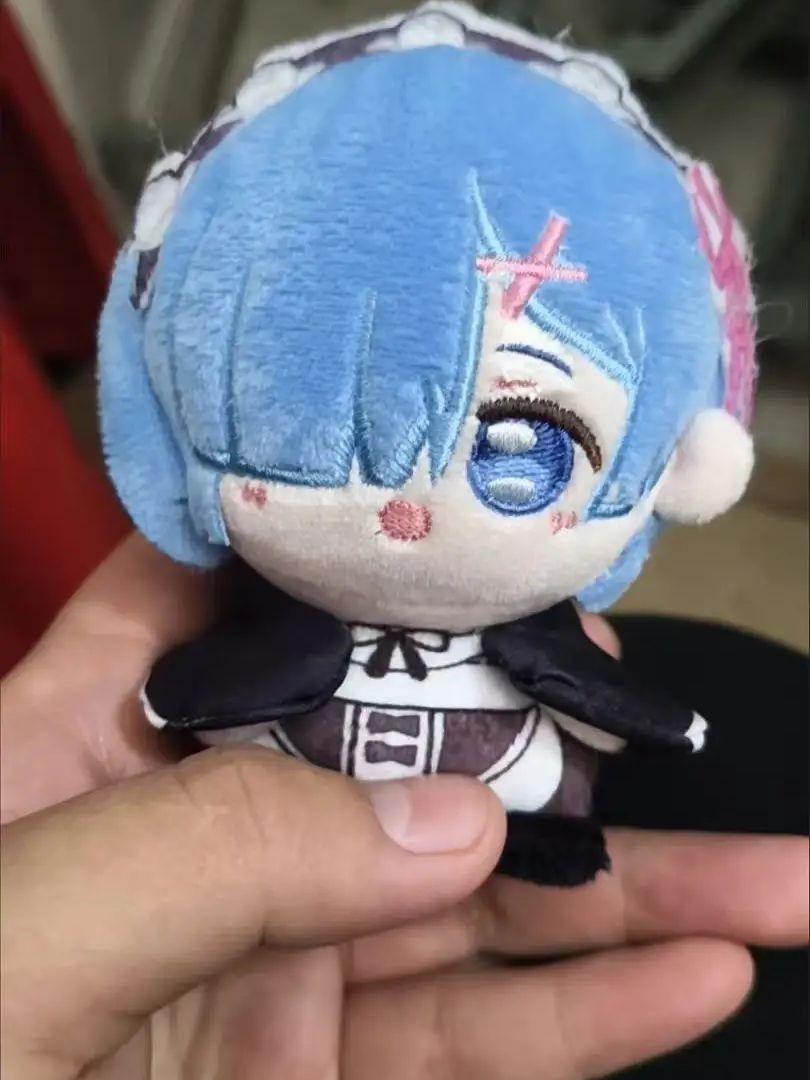Kawaii Andere Welt Von Null Plüschpuppe Rem Anime Cosplay Anhänger Schlüsselanhänger Cartoon Figur Stofftier Kinder Geburtstagsgeschenk gray