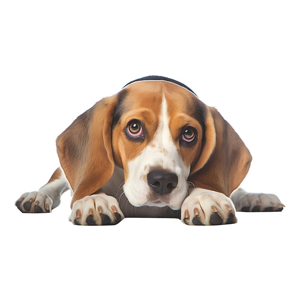 Fun-f101 Cartoon Hund Peeping Glas Fenster Hintergrund Dekorative Fenster Aufkleber Elektrostatische Uv