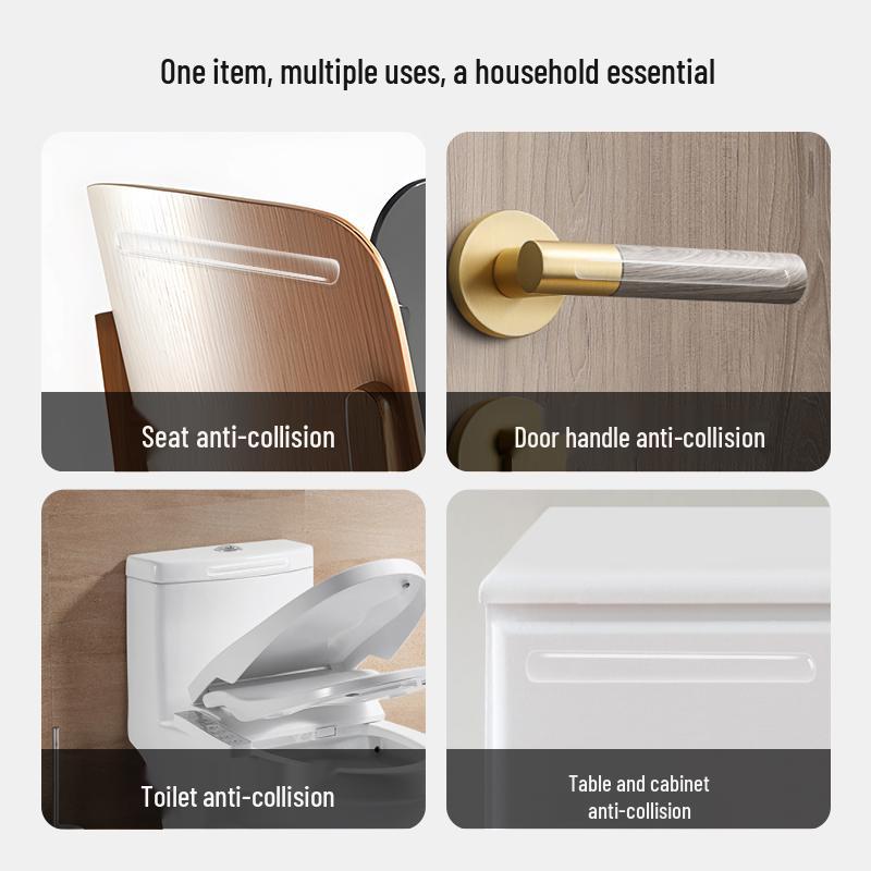 Transparent Silicone Corner Protector for Furniture and Doors