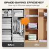 Press & Seal Vacuum Storage Bags Space Saving Cube Compression Bags  Travel Packing