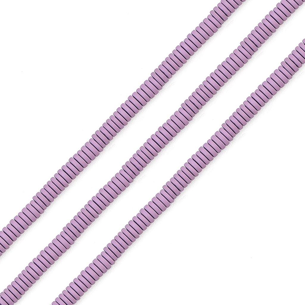 330Pcs Natural Stone Flat Round Disk Hematite Loose Spacer Beads For Necklace Bracelet DIY Jewelry Making Accessories