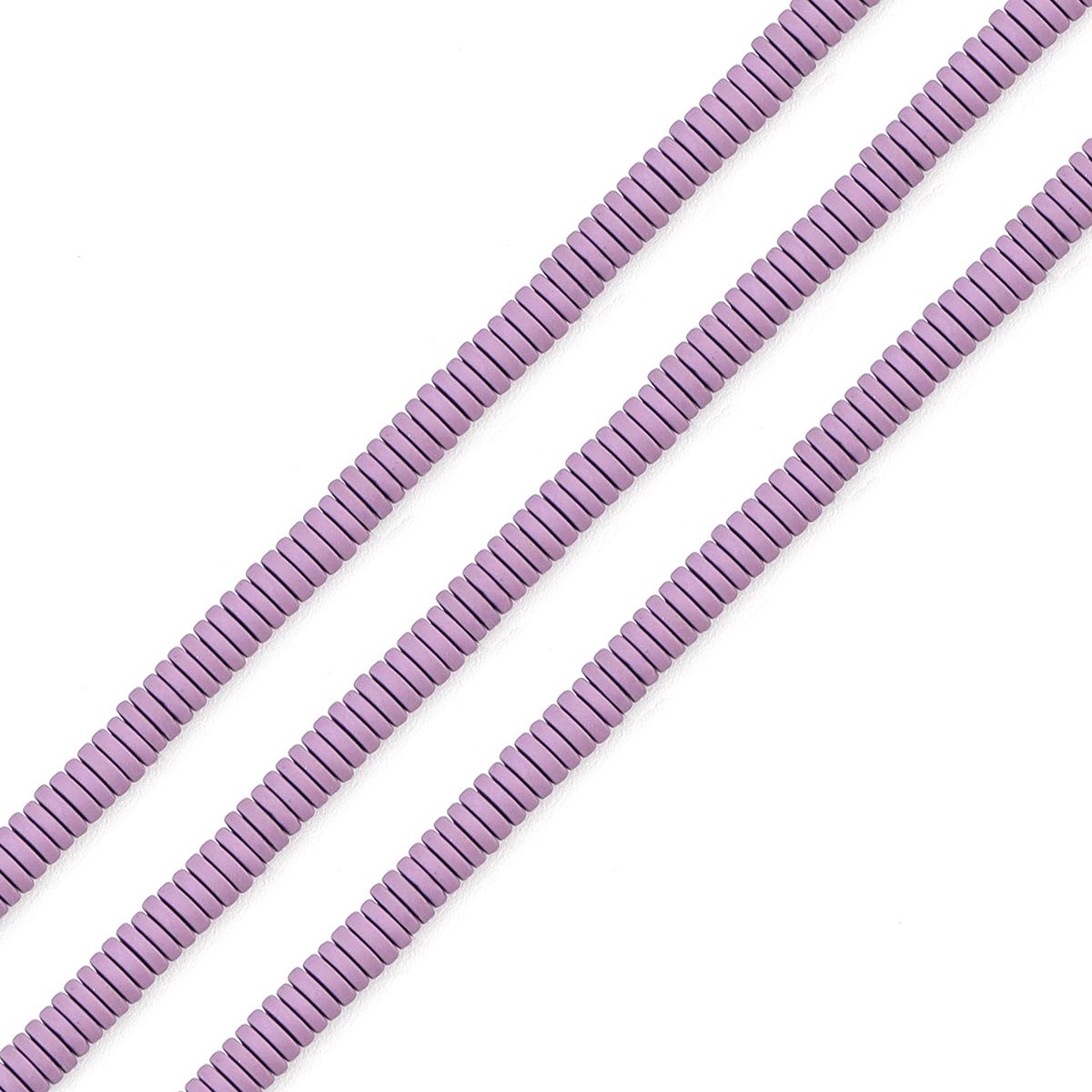 

330 шт. натуральный камень плоский круглый диск гематит свободные разделительные бусины для ожерелья браслет DIY ювелирные изделия аксессуары 4mm 330pcs фиолетовый