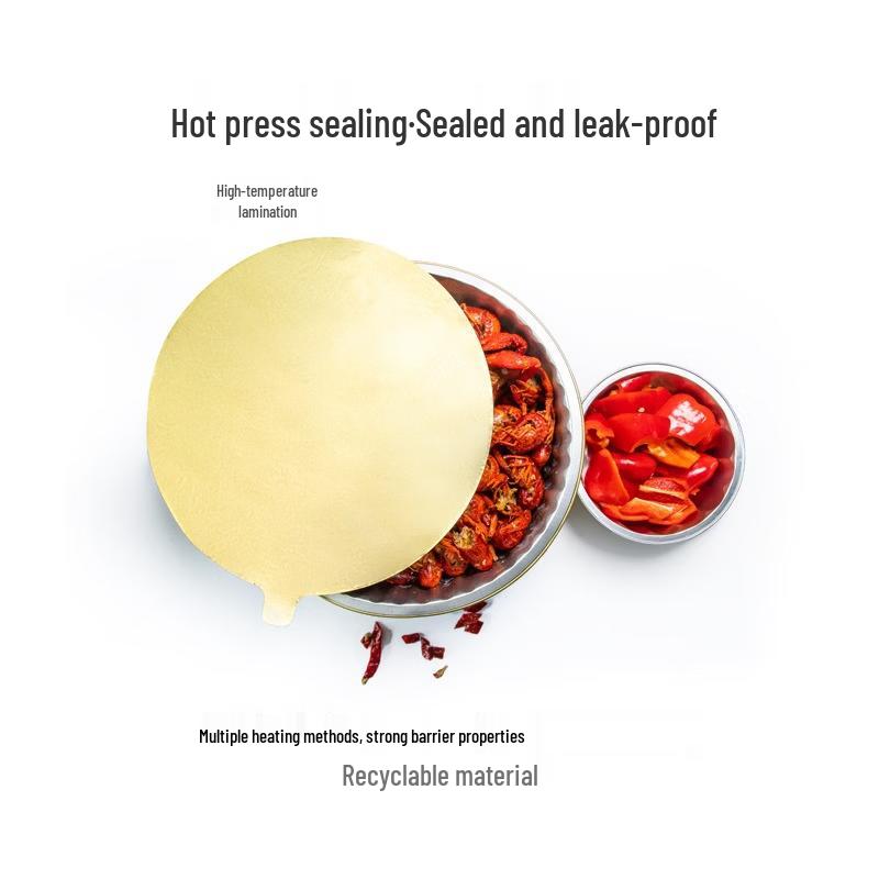 MDNG Disposable Thickened Aluminum Foil Containers with PP Lids