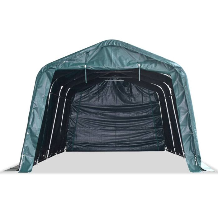 VidaXL Removable Livestock Tent PVC 550 G/m² 3.3 X 6.4 M Dark Green