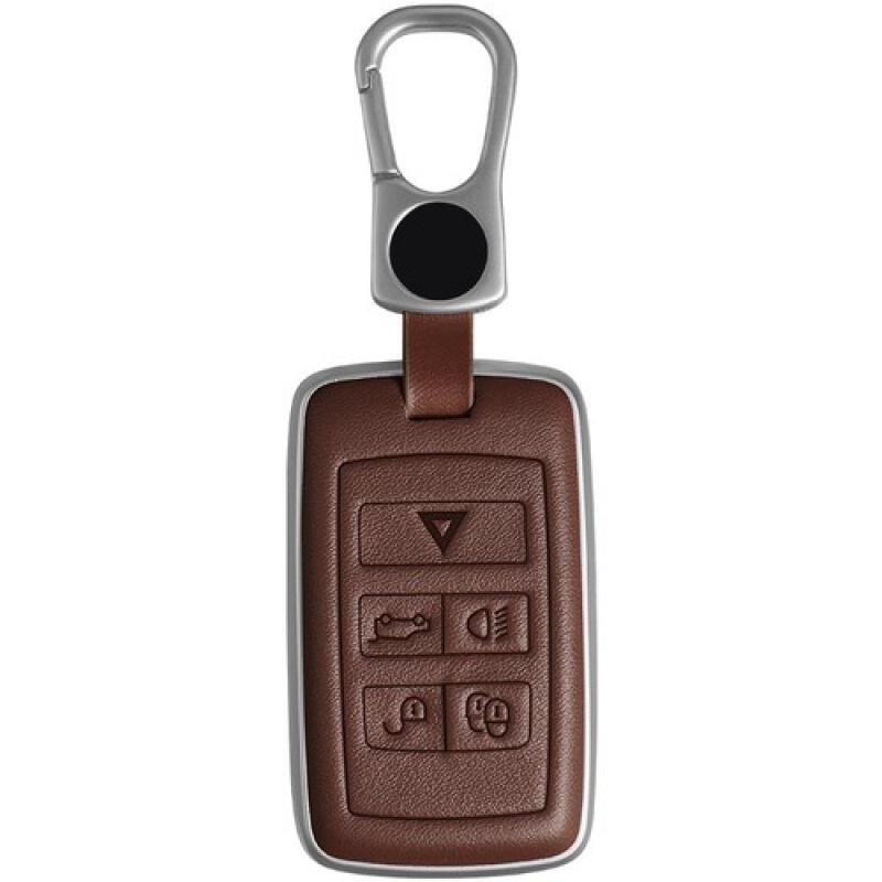A+ Zinc Alloy Leather Car Key Case Cover For Land Rover Evoque Range Rover Sport