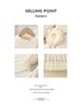 Autumn Knitted Lace Patchwork Dress for Baby Girls - Beige, Long Sleeve, Round Neck