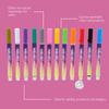 12 Colors Nail Art Pen Set Quick Drying Long Lasting Colors Manicure Nail Polish Pen for Beginners