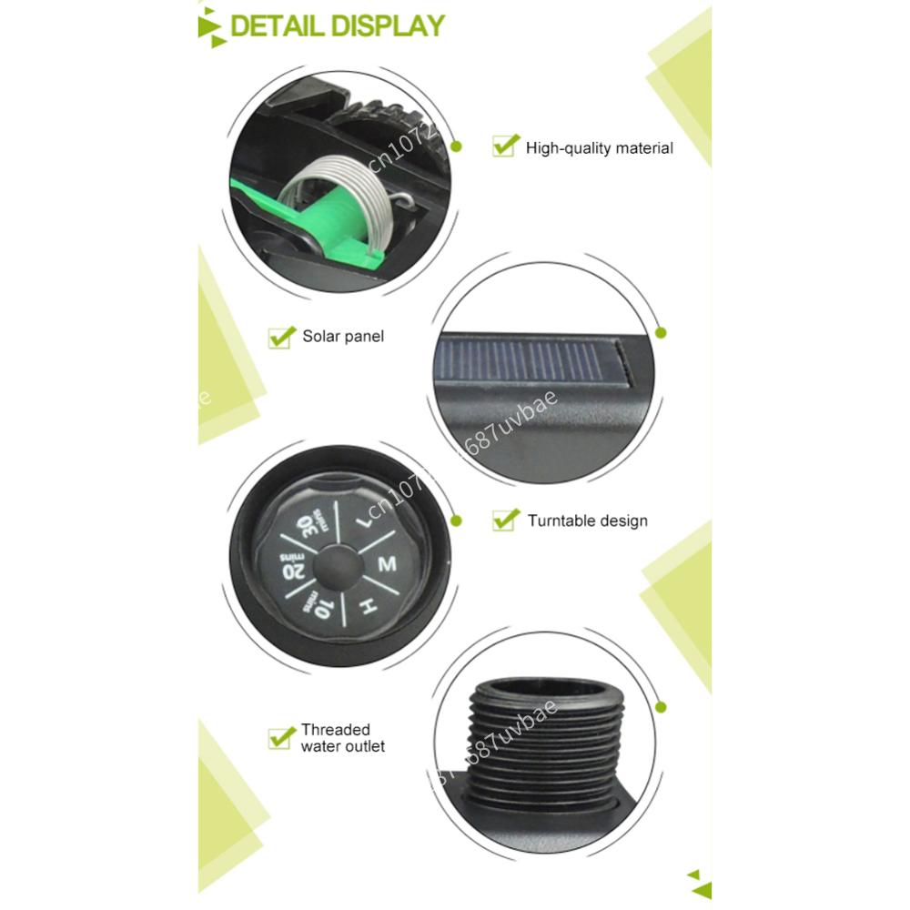 Motion Activated Animal Repellent Sprinkler Solar Powered Garden Water Shooter For Effective Pest Control And Lawn Maintenance