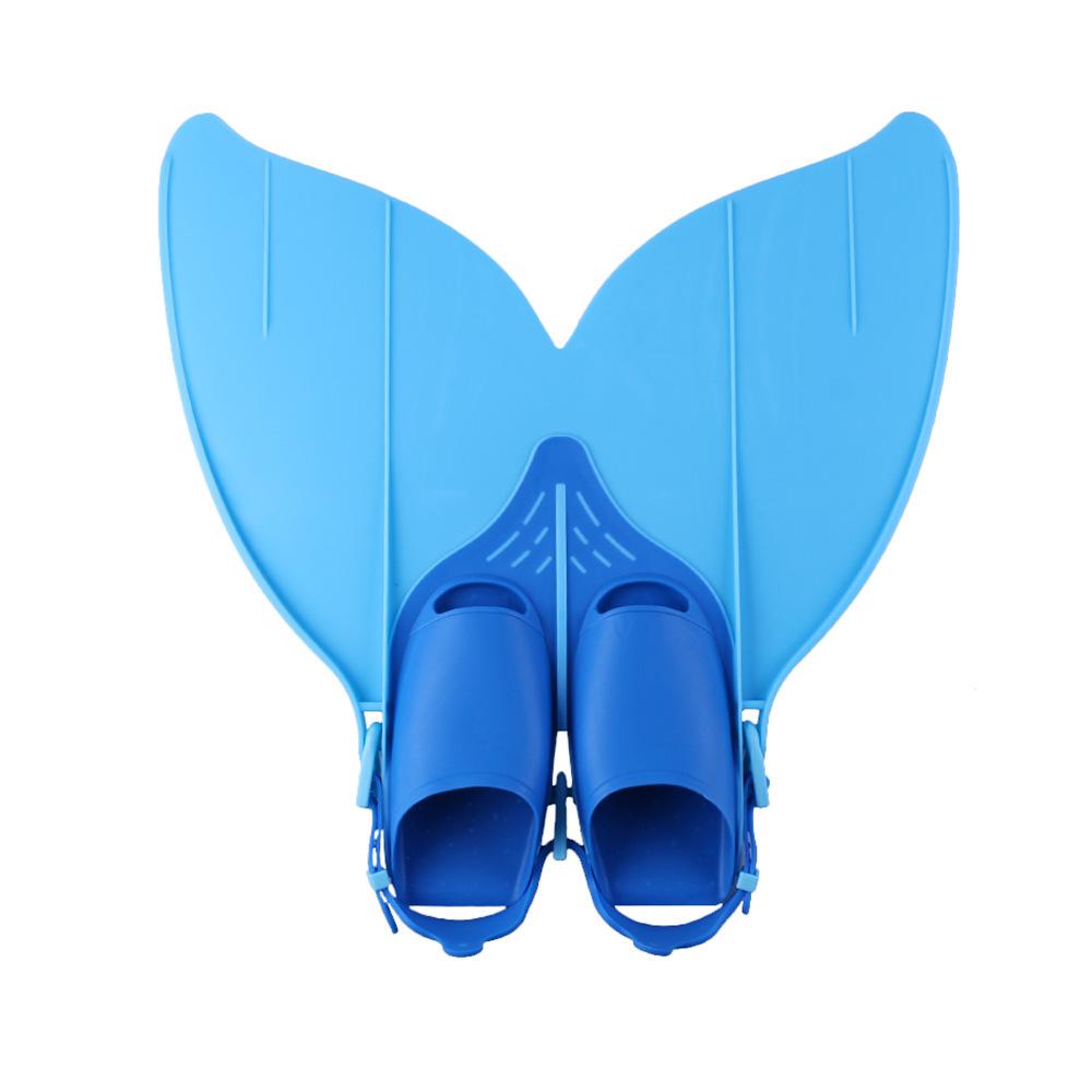 Adult & Kids Mermaid Monofin Swimming Equipment with Single & Double Fins