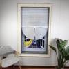 Simple Pleated Window Shades Self-Adhesive Non-Woven Semi-Shading Blinds Curtains Living Room Bedroom Bathroom Home Decorations