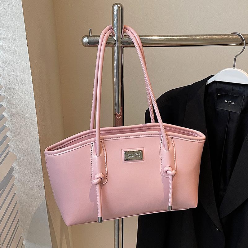 Trendy niche design simple underarm vegetable basket bag casual versatile commuter shoulder women s bag