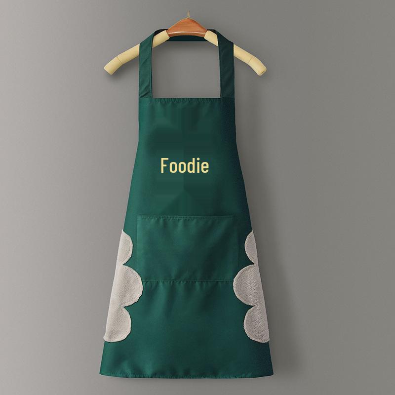 Waterproof & Oil-Proof PVC Logo Apron with Waistband for Kitchen and Catering