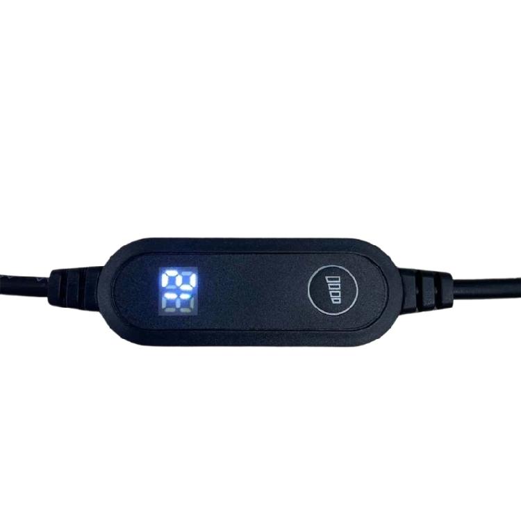Portable USB C To 12V Car Socket Converter with Adjustable 5V 9V 12V Output Plastic Texture for Electronic Devices
