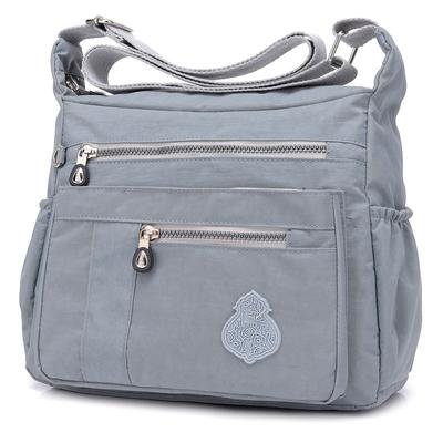 Nylonová taška Dámska diagonálna krížová taška Jedno rameno Vodotesná nylonová taška Nová ľahká taška