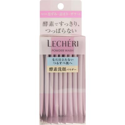 Lucheri Enzym-Gesichtsreinigungspulver 0,4g Gesichtsreiniger (Pulver) Rucheri Anwendung] -Nehmen Sie einen Beutel des Produkts in Ihre Handfläche, Latte