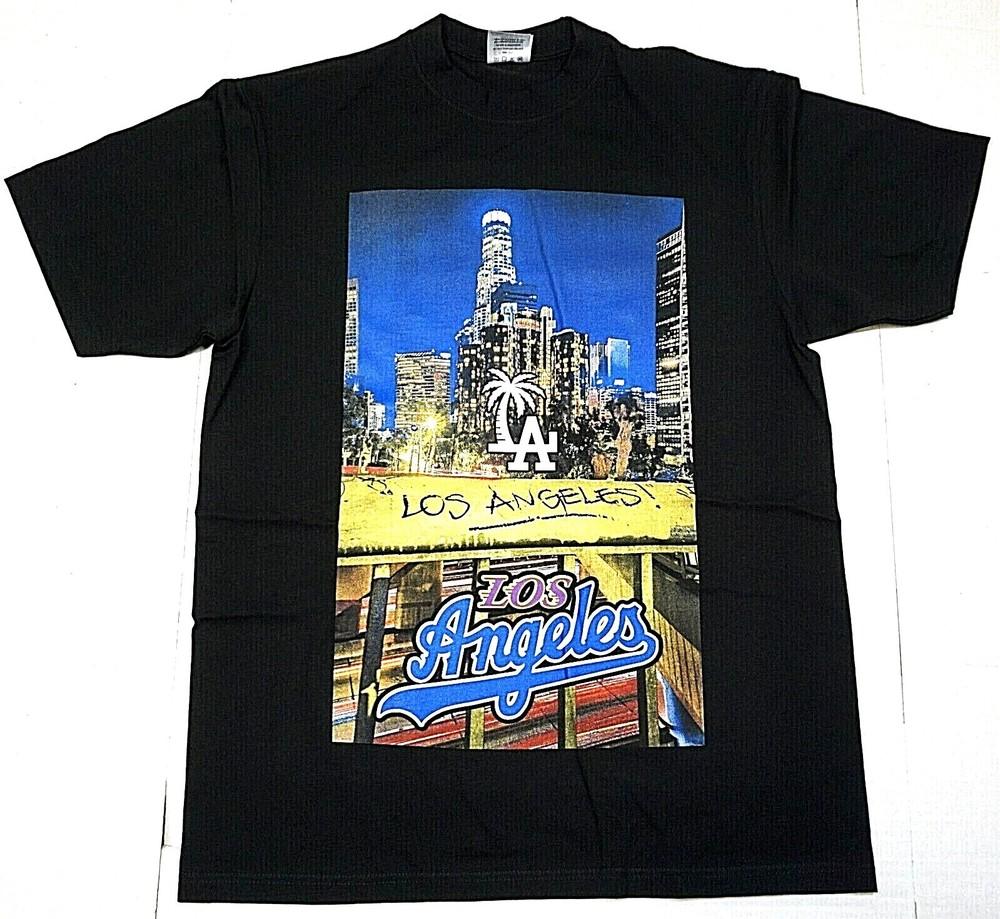 

Los Angeles City T-shirt LA Sports Urban Streetwear Men s Black New Unisex T-Shirt XL