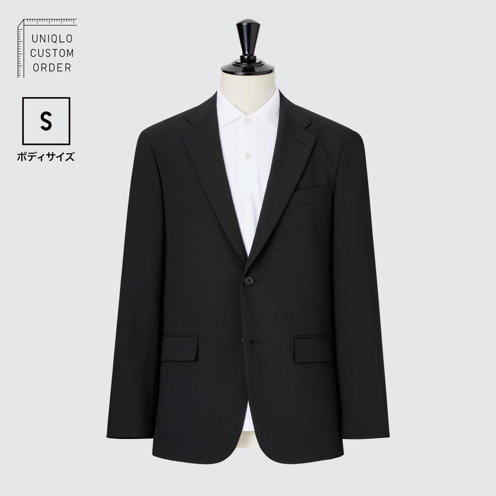Uniqlo Japan ImpreSSive Jacket 2way Stretch  Wool Like  S Size  Length 66 70cm  Sleeve Length 54 60cm  Can Be Set Up