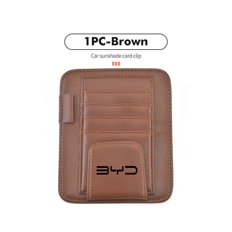 Für BYD Auto Sonnenblende Aufbewahrungsclip Mehrzwecktasche Karten-Ticket-Clip Organizer Innenzubehör Song Tang Dmi Qing Yuan Plus Atto