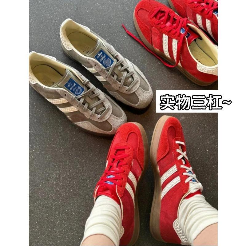 Retro style shoes striped lace-up casual women's shoes versatile leather splicing