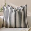 Federe Cuscino Decorativo Strisciate Texturizzate Stile Boho Farmhouse per Arredo Casa Soggiorno Letto
