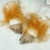 Feather Slap Bracelet Wrist Feather Cuffs Feather Wristband Women Hair Accessories Sexy Wristband Bracelet