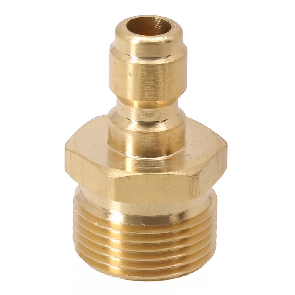 G1/4 High Pressure Washer Coupler Copper Quick Connect Fitting Male Thread Accessorie Car Washer Adapter Garden Irrigation Joint