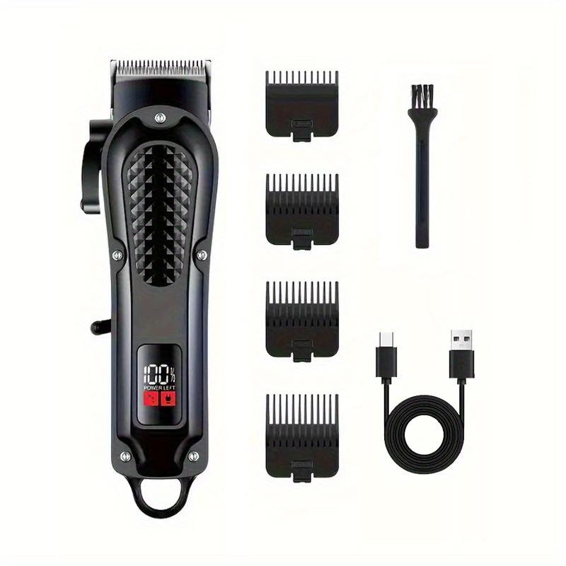 Xiaomi Professional Men's Hair Trimmer with LED Display, Rechargeable Lithium Battery USB Charging Wireless Trimmer Suitable for Trimmi